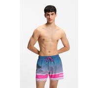 HUGO Bañador tipo shorts estampado con rayas y logo - StylePALMS_SWIM_SHORTS, 50561097 Pink L