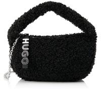 HUGO Becky SH Bag-FFur, Bolsa de Hombro para Mujer, Black1