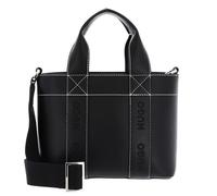 HUGO Becky Up Tote Mini Tote Bag, Negro, 9.5 cm x 23 cm x 18 cm