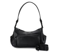 Hugo Bel 2.0 Bolso de hombro negro, imitación de cuero, mujer