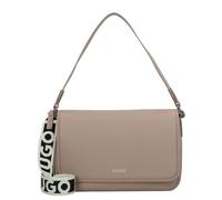 HUGO Bel Shoulder Bag Flap, Bolsa de Hombro para Mujer, Dark Beige, One Size