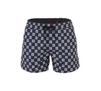 HUGO Bermudas 'AARON' navy / negro / blanco M navy / negro / blanco