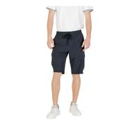 Hugo- Bermudas Cargo Modernos- Shorts- Hombre- Azul- L- Bermudas Cargo Modernos