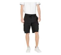 Hugo- Bermudas Cargo Modernos- Shorts- Hombre- Negro- XL- Bermudas Cargo Modernos