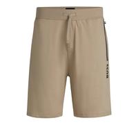 Hugo- Bermudas minimalistas con pierna recta- Shorts- Hombre- Beige- XL- Bermudas minimalistas con pierna recta