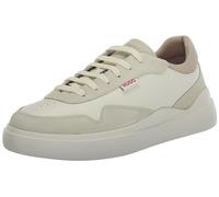HUGO Blake Cupsole Smooth-Zapatillas Deportivas, Hombre, Crema, 47 EU