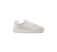 Hugo Blake Tenn - Zapatillas de Piel para Hombre con Logotipo en el Lateral, Blanco, 43 EU