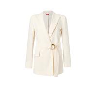 HUGO Blazer relaxed fit con cinturón de anilla semicircular - StyleAbivanna, 50559274 Blanco 38