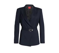 HUGO Blazer regular fit con cinturón con hebilla - StyleAmoria, 50564126 Rayas azules 38