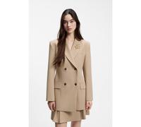 HUGO Blazer cruzado regular fit con forma de reloj de arena - StyleAmolea, 50558130 Beige 32