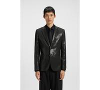 HUGO Blazer extra slim fit con adornos de lentejuelas - StyleArti254E1-H, 50549435 Negro 48