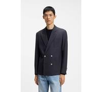 HUGO Blazer modern fit en popelín de lana - StyleKris251F2X, 50566663 Azul oscuro 54
