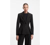 HUGO Blazer regular fit con péplum plisado en el dobladillo - StyleAlmeda, 50568980 Negro 34