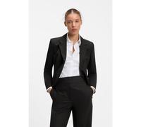 HUGO Blazer regular fit de un botón en franela elástica - StyleAtana-2, 50570888 Negro 34