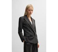 HUGO Blazer regular fit en material elástico con raya diplomática - StyleAzenia, 50530987 Gris estampado 38