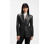 HUGO Blazer regular fit en piel sintética - StyleAsmalla-2, 50566147 Negro 44