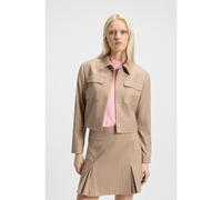 HUGO Blazer relaxed fit en franela con raya diplomática - StyleAlero, 50542658 Beige 44