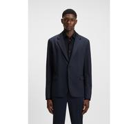 HUGO Blazer slim fit en punto con estampado de sarga - StyleAnton253F1X-H, 50544597 Azul oscuro 56