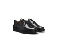 HUGO Bluchers de piel con detalles calados - StyleGinsby_derb_plltbr, 50569007 Negro 46
