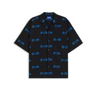 Hugo Blue Camisa relaxed fit en popelín 50545226-001 XL