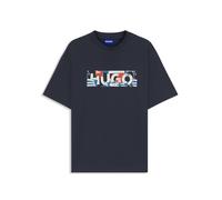 Hugo Nugix Camiseta, 415 Azul Marino, L Hombres