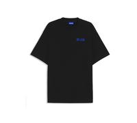 Hugo Blue Camiseta de algodón negra 50542810-001 XXL