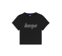 Hugo Blue Camiseta de algodón negra 50545062-001 M