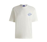 Hugo Blue Camiseta de punto de algodón 50536104-121 S