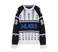 Hugo Blue Jersey oversize fit con ilustración 50543775-100 M