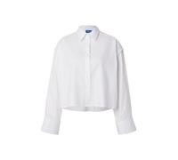 HUGO Camisa oversize de algodón a rayas diplomáticas con dobladillo de corte abierto - StyleEkla_B, 50562977 Blanco 42