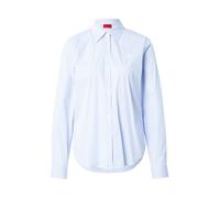 HUGO Blusa 'Essential' azul claro / offwhite M azul claro / offwhite