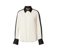 HUGO Blusa 'Etienne' negro / blanco lana XS negro / blanco lana