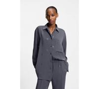 HUGO Blusa oversize fit con logos apilados - StyleElodina, 50553192 Fantasía 36