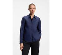 HUGO Blusa regular fit en popelín de algodón - StyleThe Essential Shirt, 50552832 Azul oscuro 42