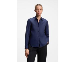 HUGO Blusa regular fit en popelín de algodón - StyleThe Essential Shirt, 50552832 Azul oscuro 42