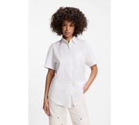 HUGO Blusa relaxed fit en algodón Oxford - StyleExorda_B, 50559421 Blanco 42