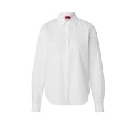 HUGO Blusa regular fit en popelín de algodón - StyleThe Essential Shirt, 50552832 Blanco 42