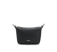 HUGO Bolso bandolera de piel sintética granulada con herrajes dorados - StyleOrin_Crossbody, 50557861 Negro pcs.