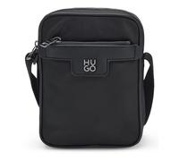 Hugo - Bolso de Reportero Estructurado con Detalles en Gunmetal - Bags - Hombre - Negro - ONE SIZE -