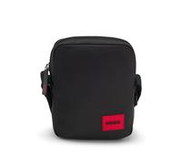 HUGO Bolso mensajero con etiqueta con logo de goma - StyleEthon 2.0N_NS zip, 50492693 Negro pcs.