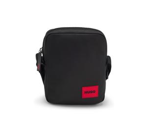 HUGO Bolso mensajero con etiqueta con logo de goma - StyleEthon 2.0N_NS zip, 50492693 Negro pcs.