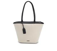 HUGO Bolso shopper de lona con apliques de piel sintética - StyleJodi C_Shopper, 50562949 Beige claro pcs.
