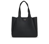 HUGO Bolso tote de piel sintética con parche de logo - StyleOrin_Tote, 50557827 Negro pcs.