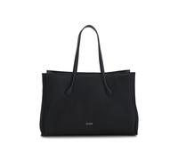 HUGO Bolso tote de sarga estructurada con logo metálico - StyleCymbeline N_Tote, 50573276 Negro pcs.