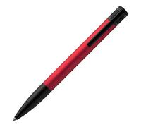 HUGO BOSS: Bolígrafo EXPLORE Brushed Red. Bolígrafo refinado rojo de aluminio cepillado con detalles negros y anillos texturizados. Diseño de pluma, rodillo y bola