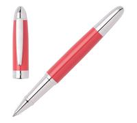 Hugo Boss Bolígrafo roller Icon | Tinta negra | Caja de regalo (Corail/Chrome)