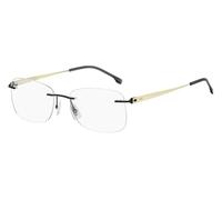 HUGO BOSS BOSS HUGO 1424 Gafas, Matte Black Gold, 56 para Hombre
