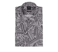 HUGO BOSS BOSS Meissen 50422089 Jango 50422089 - Camisa ajustada para hombre, color blanco, colección cápsula, talla 39/15.5, Blanco 100