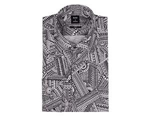 Hugo Boss BOSS Meissen Hombres Blanco Slim Fit Camisa Casual Capsule Collection Big 5 Jango 50422089