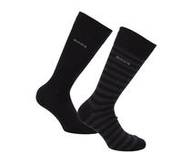 Hugo Boss Calcetines Medios de Rayas para Hombre Packs de 2 (GT7123)